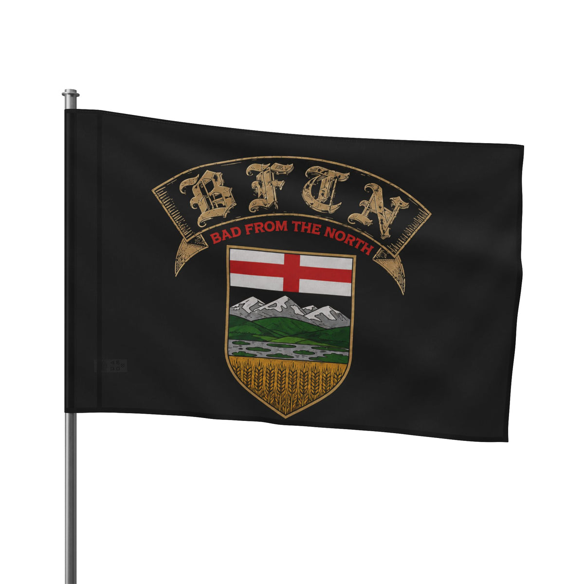 Flag Beach Towel – 'BFTN Bad From The North' Crest Design