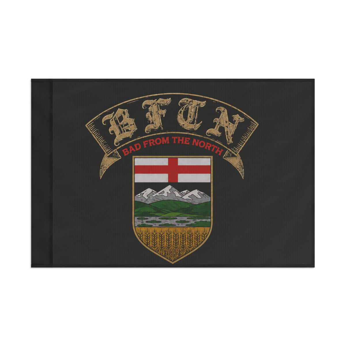 Flag Beach Towel – 'BFTN Bad From The North' Crest Design