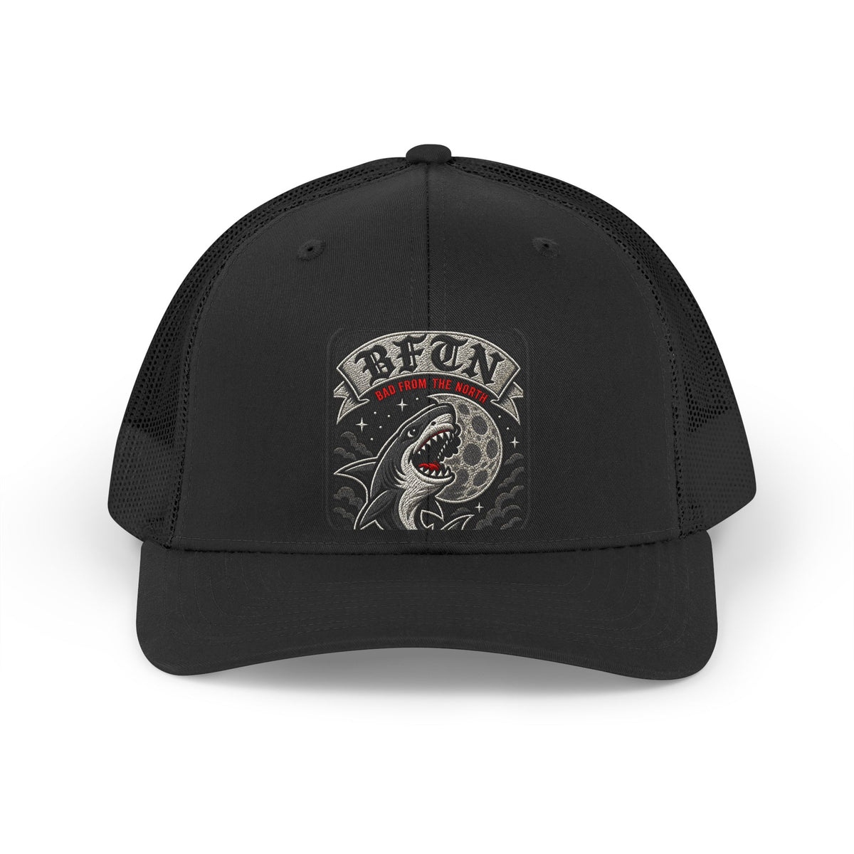 Late Night Great White Trucker Hat