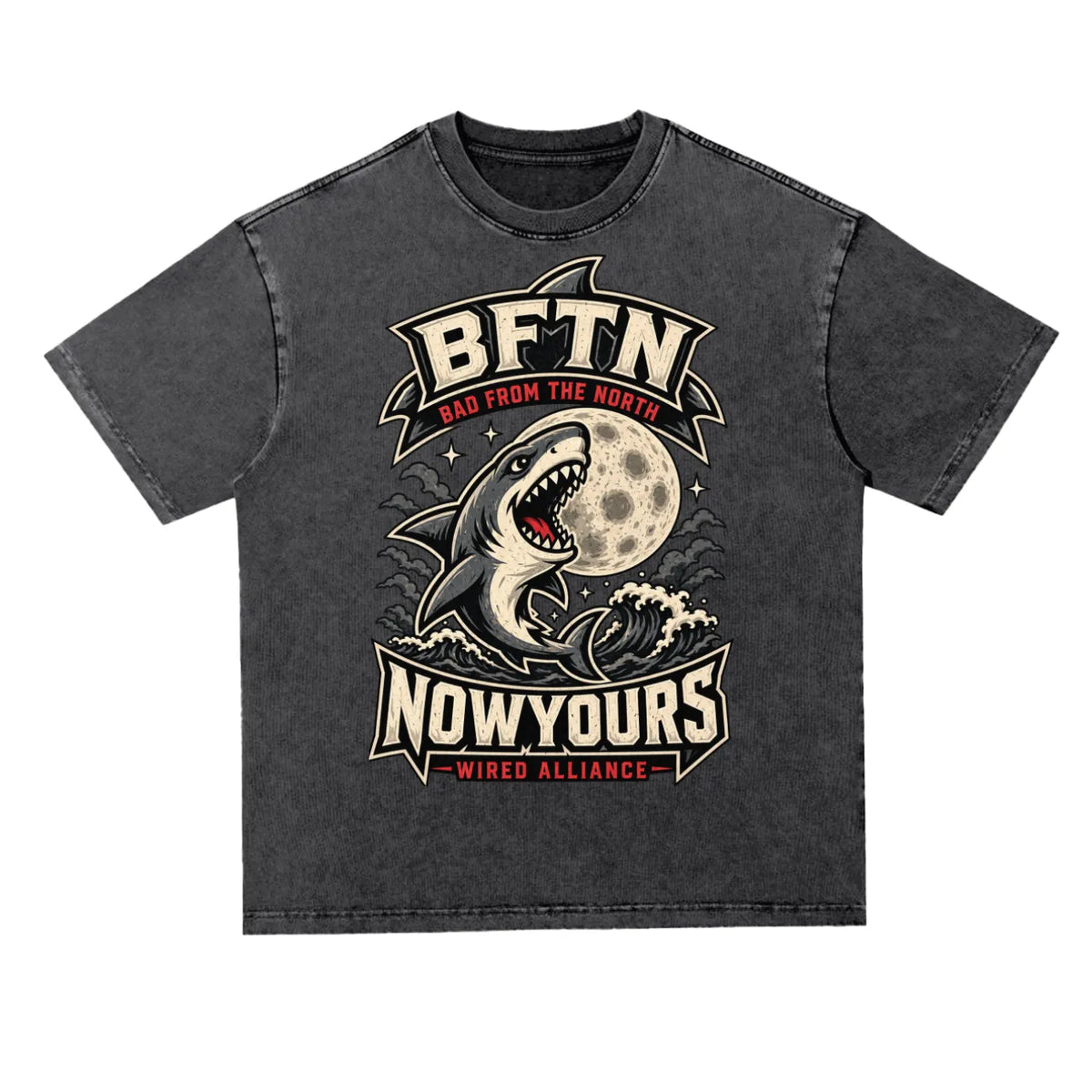 Late Nite Great White Tee